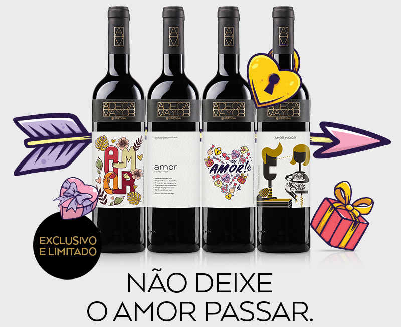 EXCLUSIVO E LIMITADO - 4 rótulos colecionáveis para celebrar o amor