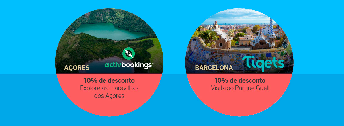 Ne10% de desconto Explore as maravilhas dos Açores // 10% de desconto Visita ao Parque Güell