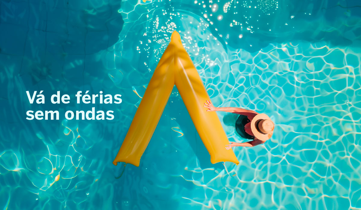 Vá de férias sem ondas