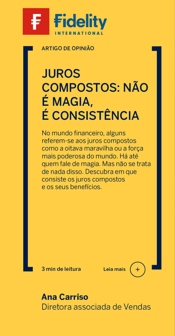 Juros compostos: não é magia, é consistência