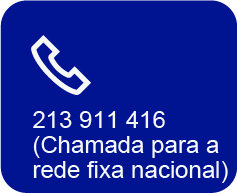 213 911 416 (Chamada para a rede fixa nacional)