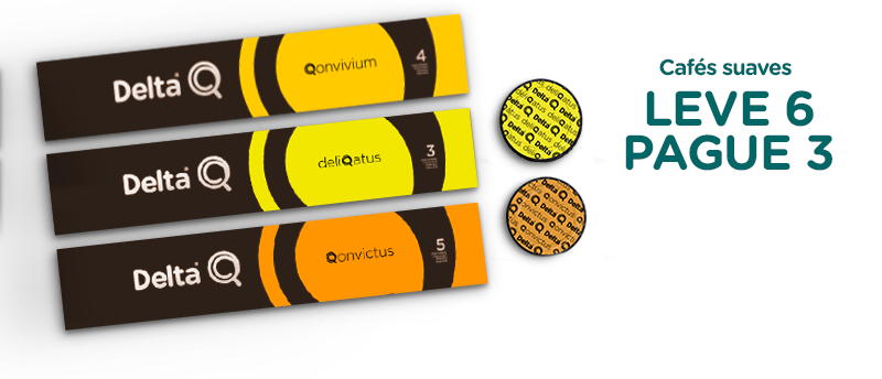 Cafés suaves - Leve 6 Pague 3