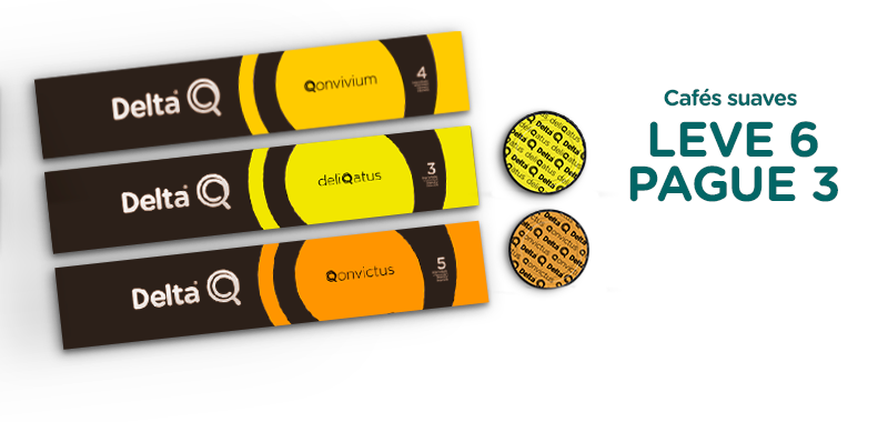 Cafés suaves - Leve 6 Pague 3