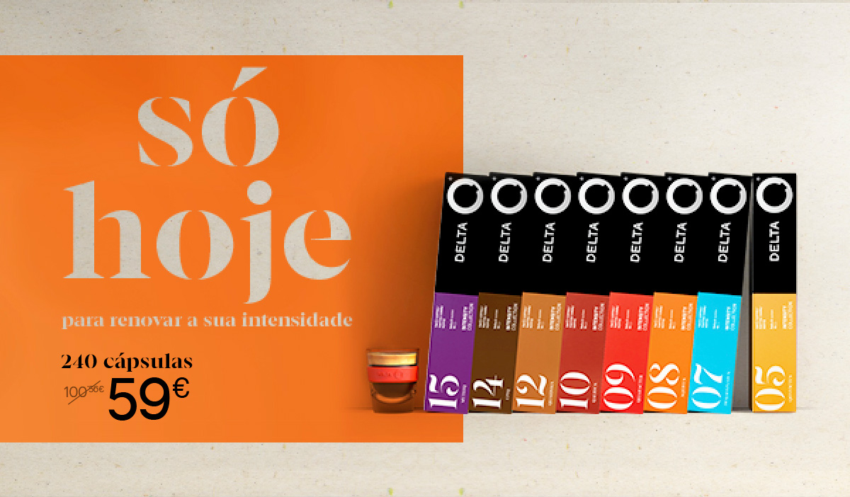 Só hoje para renovar a sua intensidade, 240 cápsulas €59