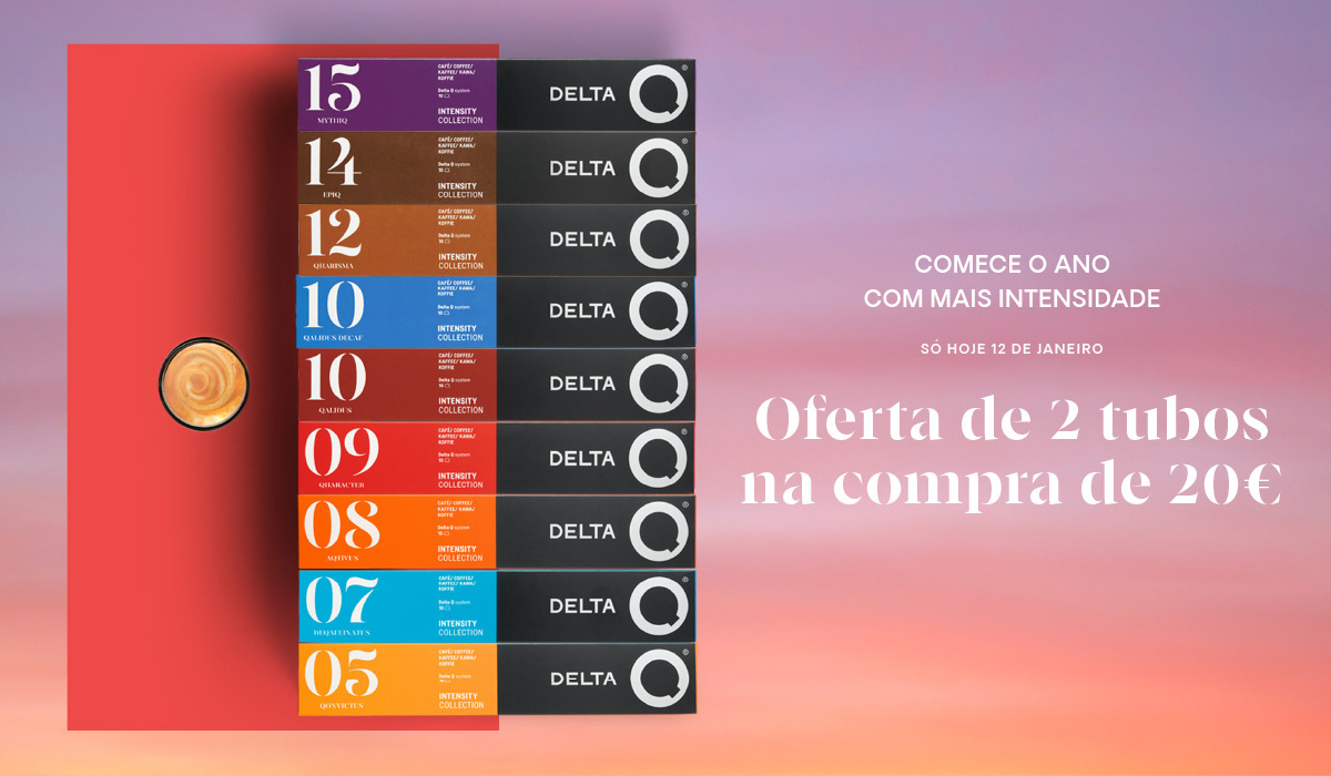 Comece o ano com mais intensidade. Só hoje 12 de janeiro. Oferta de 2 tubos na compra de 20€