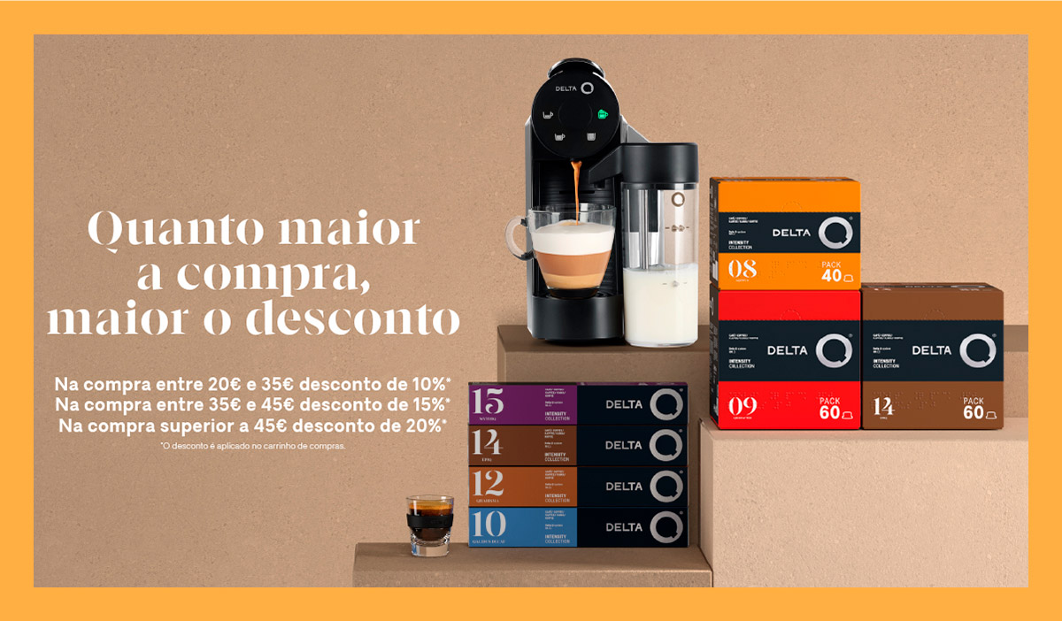 Quanto maior a compra, maior o desconto