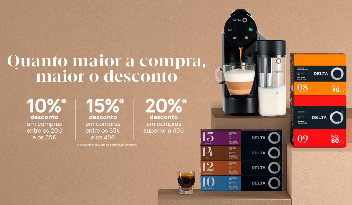 Quanto maior a compra, maior o desconto