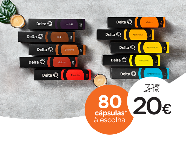 80 cápsulas à escolha €20