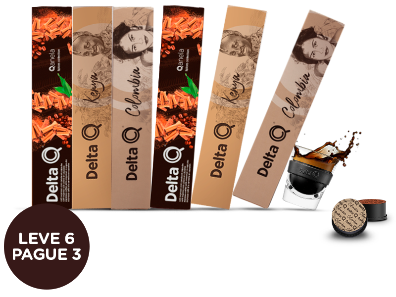 Promoção imperdível, leve 6 caixas de cápsulas destes blends especiais e pague o valor de apenas 3. Comprar assim é bom demais!