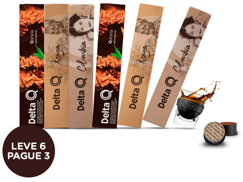 Promoção imperdível, leve 6 caixas de cápsulas destes blends especiais e pague o valor de apenas 3. Comprar assim é bom demais!