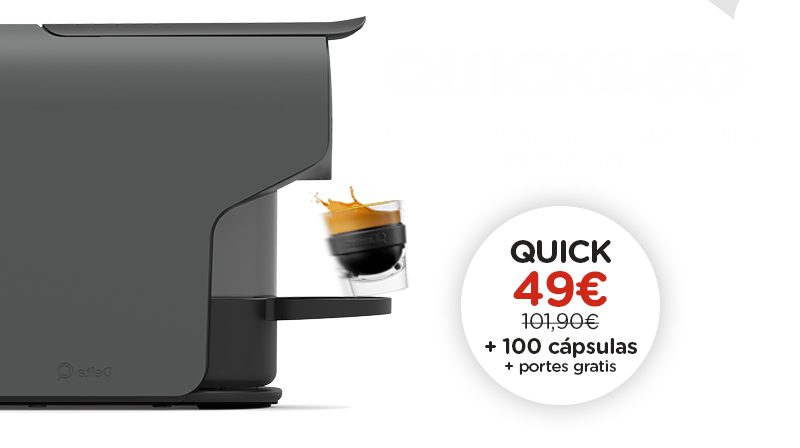 QUICK&GO // 49€ + 100 cápsulas + portes gratis