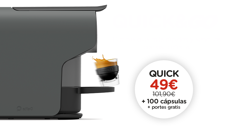 QUICK&GO // 49€ + 100 cápsulas + portes gratis
