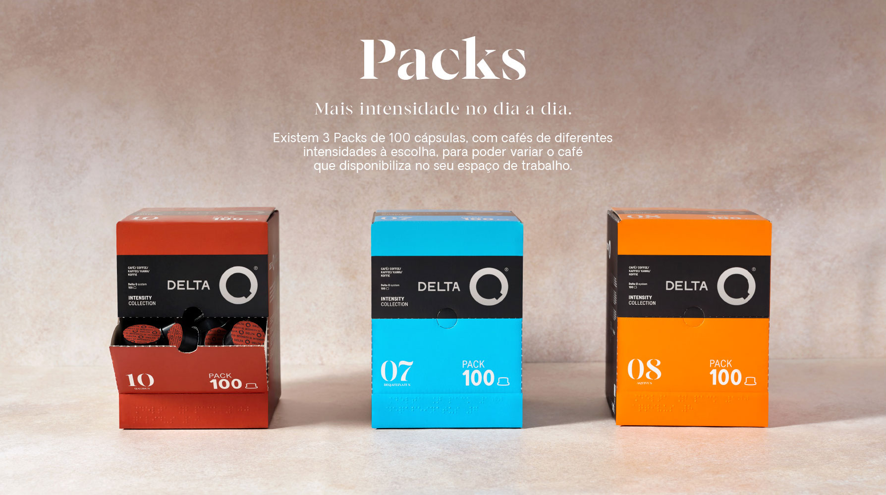 Packs // Mais intensidade no dia a dia.