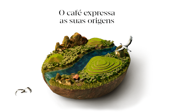 O café expressa as suas origens