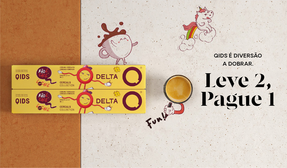 Qids é diversão a dobrar. Leve 2, Pague 1