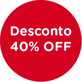Desconto 40% OFF