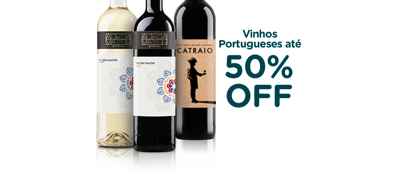 Vinhos Portugueses até 50% Off