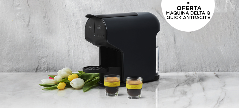 10 tubos à escolha = oferta máquina Delta QQuick Antracite