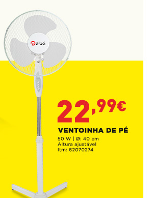 Ventoinha de pé - 22.99€